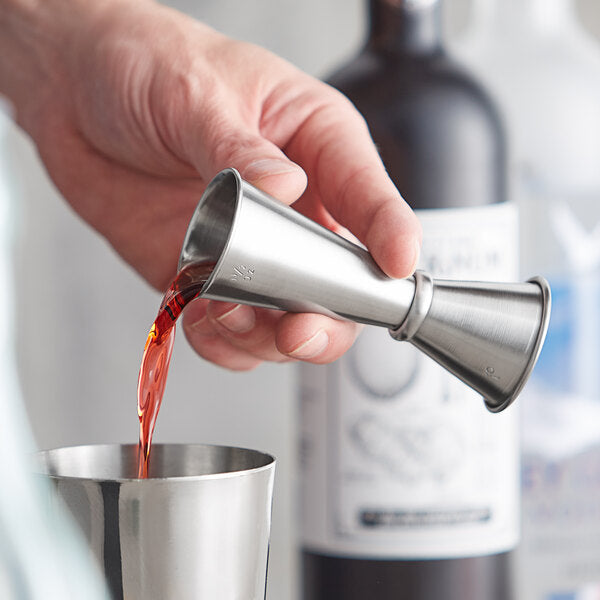 Jigger banded double stainless steel S/S-15/30 ml (69738)