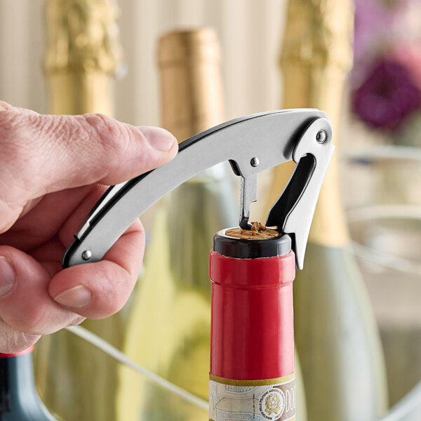 Wine opener stainless steel S/S curved , 11 cm (72173)