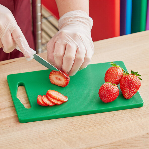 Cutting Board 37 x 23 cm green - Polyethylene (70605)