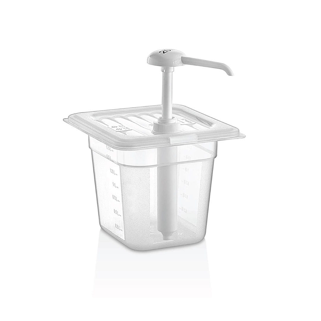 Mayonnaise dispenser plastic - white 2000 ml (72939)
