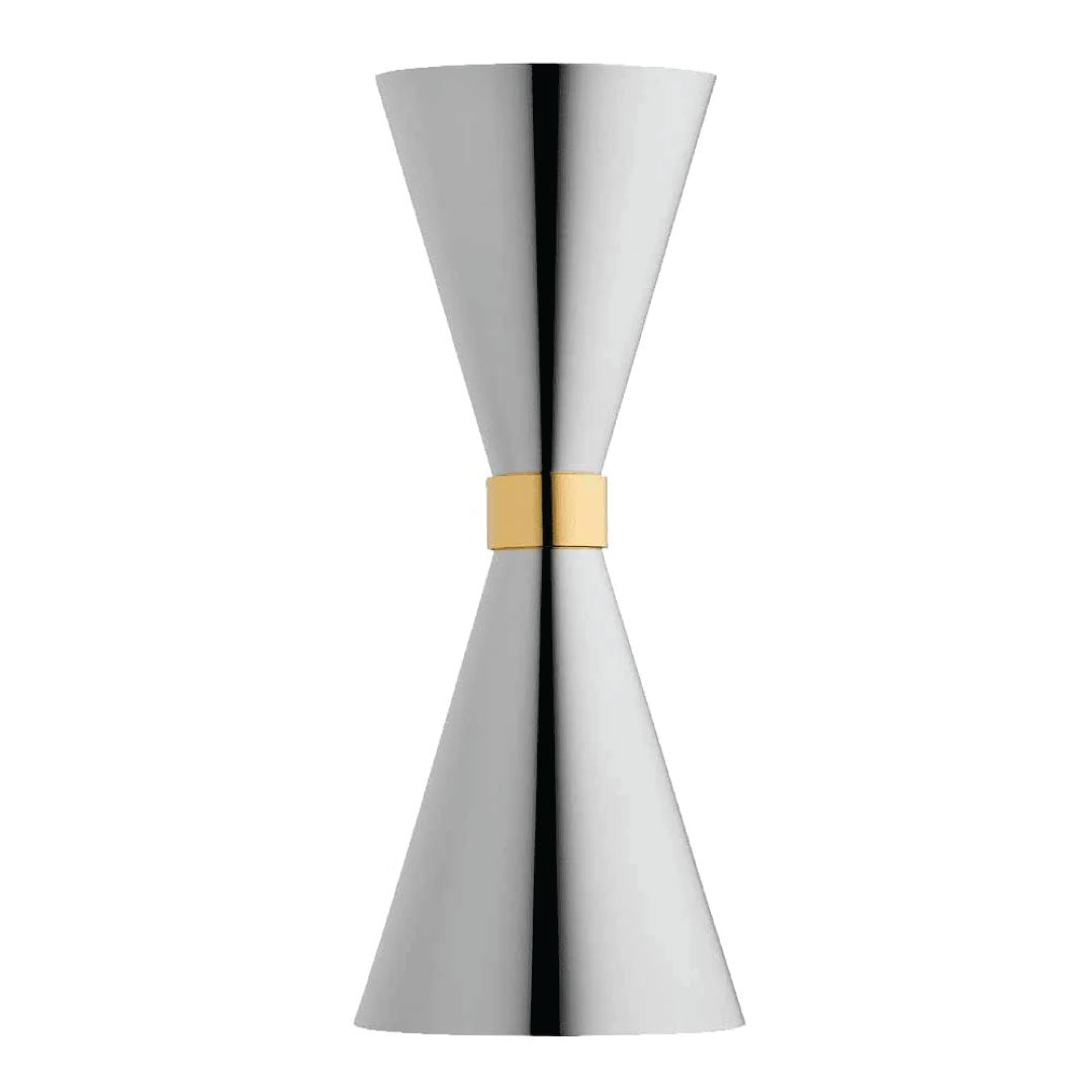 Jigger banded double stainless steel S/S-60/90 ml (69740)