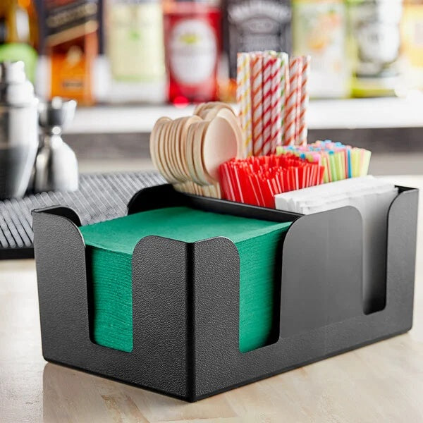 Plastic black bar caddy organizer (61193)