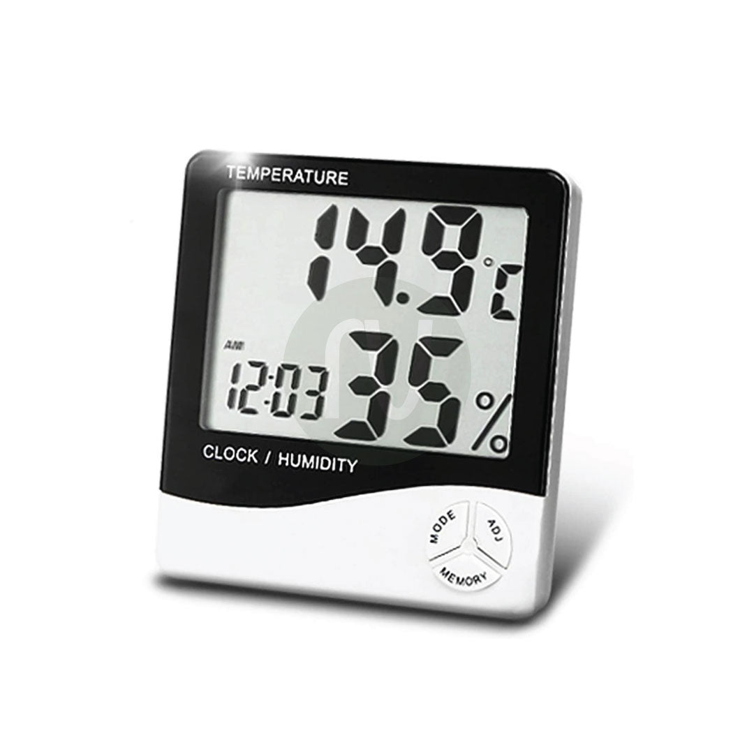 Digital clock, humidity and temperature meter (64488)