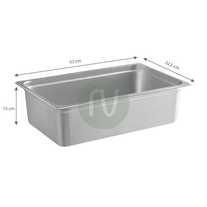 Gastronorm container stainless steel 1/1 - GN S/S 1/1 (53 x 32.5 cm)