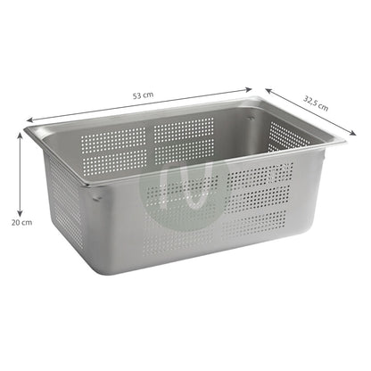 Gastronorm container stainless steel 1/1 - GN S/S 1/1 (53 x 32.5 cm)