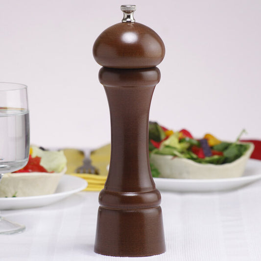 Wood pepper mill