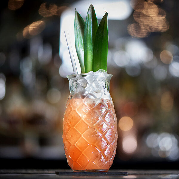 Cocktail glass ,pineapple glass transparent (70771)