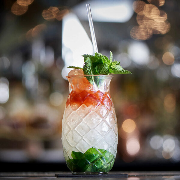 Cocktail glass ,pineapple glass transparent (70771)