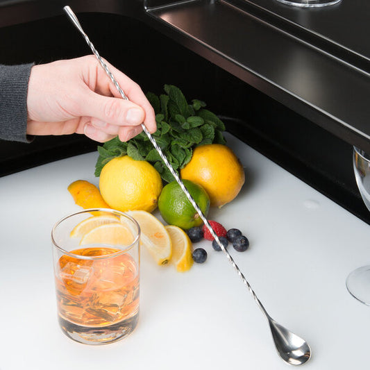 Bar spoon stainless steel S/S Teardrop