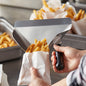 Fries scoop bager stainless steel S/S with handle (72123)