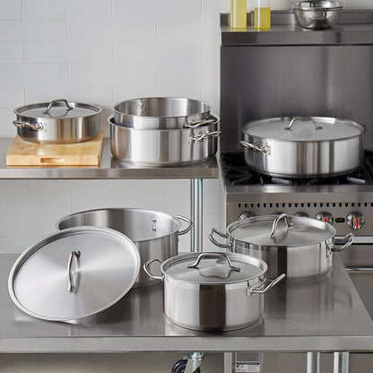 Casserole W/Lid Stainless steel 304, Sautoir