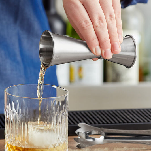 Jigger banded double stainless steel S/S-25/50 ml (72183)