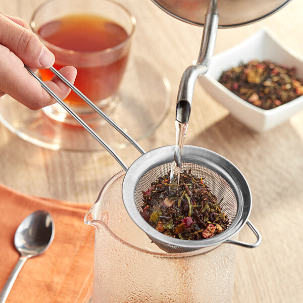 Mesh strainer stainless steel with handle