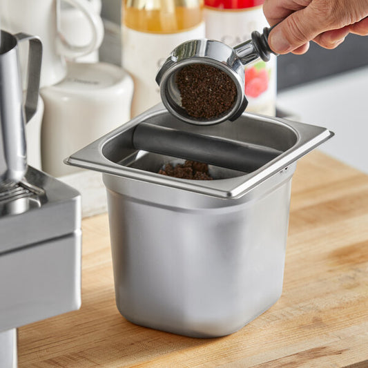 Coffee knock box stainless steel S/S (73133)