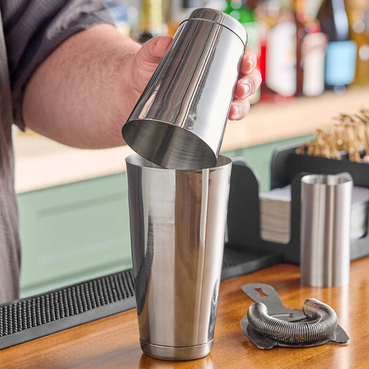 Tin on tin boston cocktail shaker stainless steel S/S (72165)