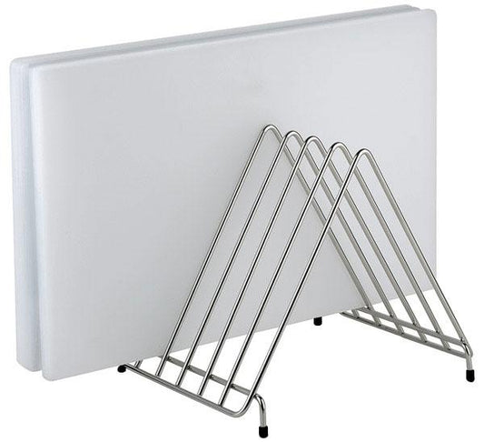 Cutting Board storage rack 6 slots Stainless steel (70854)