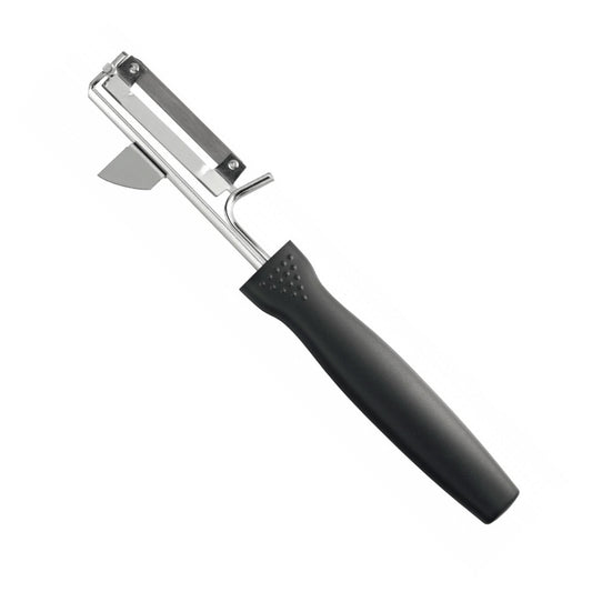 Swivel peeler, 8 cm, black (68000)