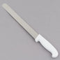 Cake knife, 30 cm, small teeth, white