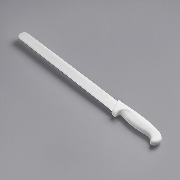 Slicing knife, straight edge
