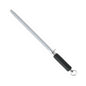 Professional sharpening steel, oval, 30 cm black (70385)