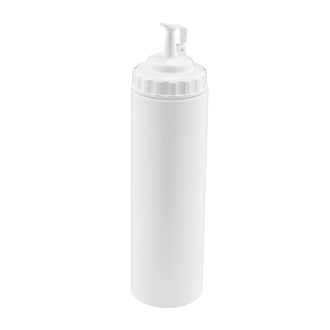 Clear squeeze bottle