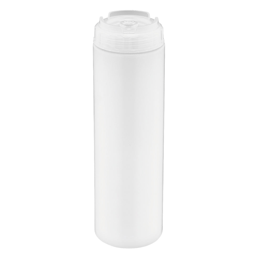 Clear squeeze bottle