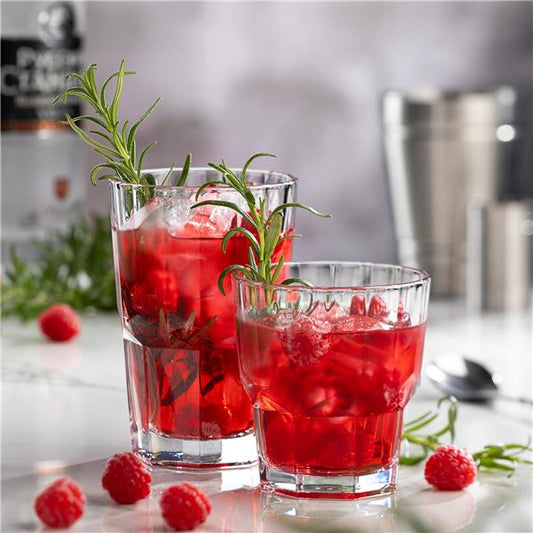 Short and long drink glass