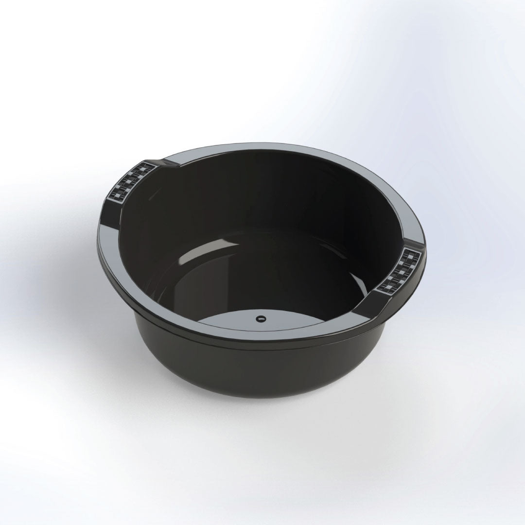 Plastic Bowl Round Black