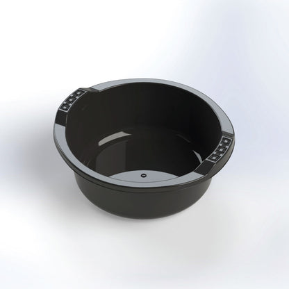 Plastic Bowl Round Black