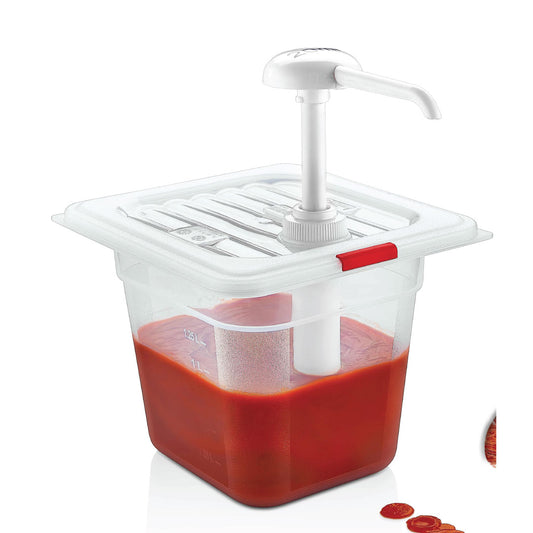 Ketchup dispenser plastic - red 2000 ml (72940)