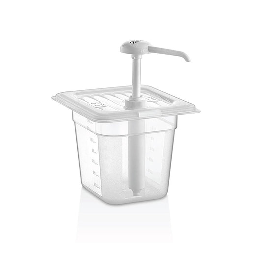Mayonnaise dispenser plastic - white 2000 ml (72939)