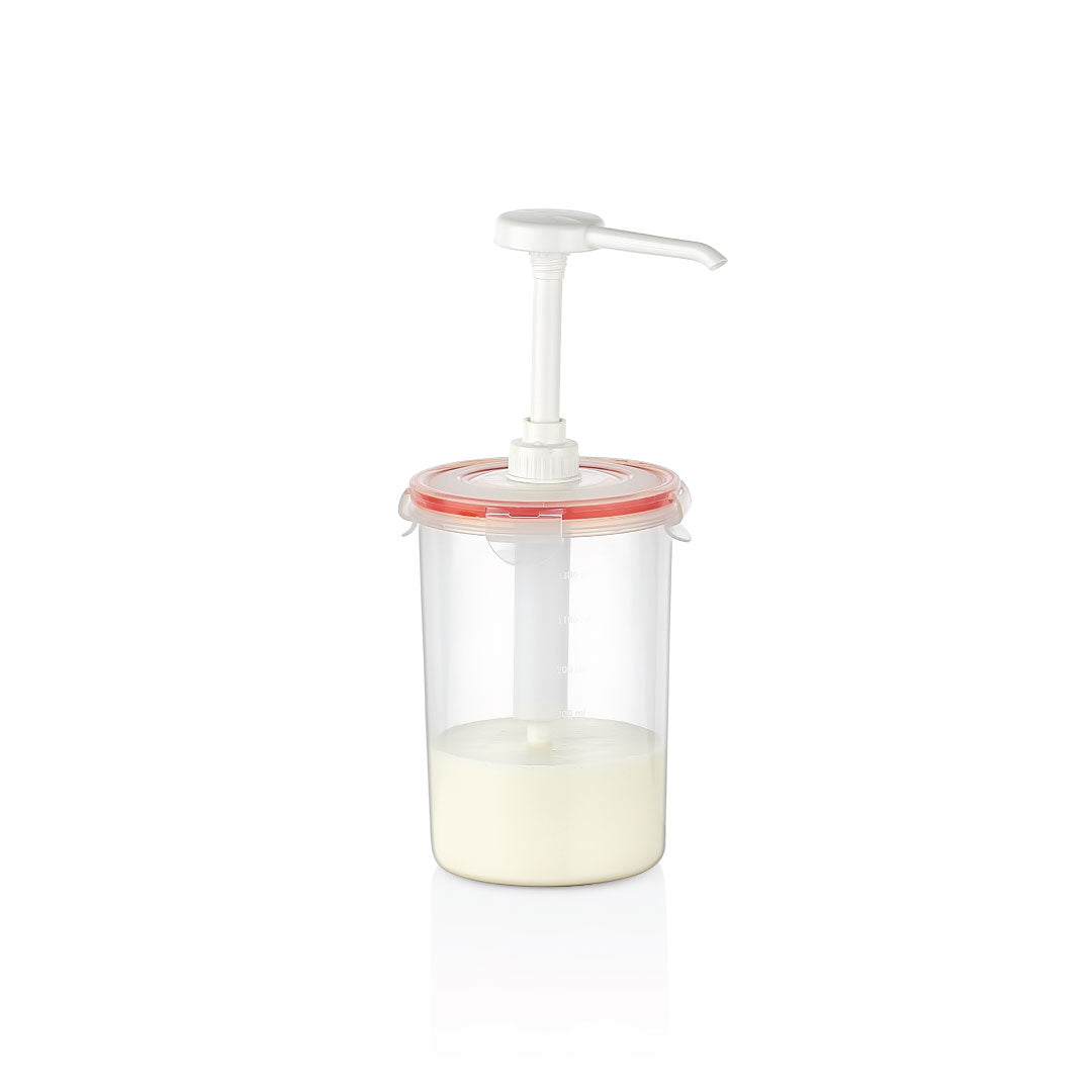 Round sauce dispenser polypropylene PP 1500 ml (72961)