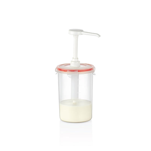 Round sauce dispenser polypropylene PP 1500 ml (72961)