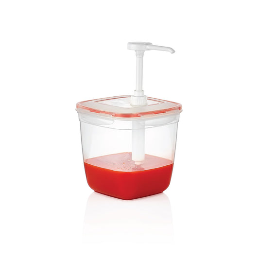 Square sauce dispenser polypropylene PP 3600 ml (72962)