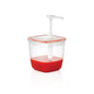 Square sauce dispenser polypropylene PP 3600 ml (72962)
