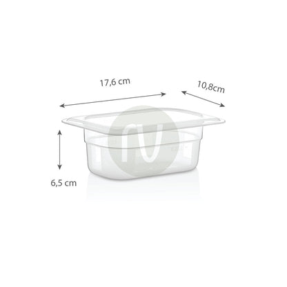 Gastronorm container polypropylene - GN PP 1/9