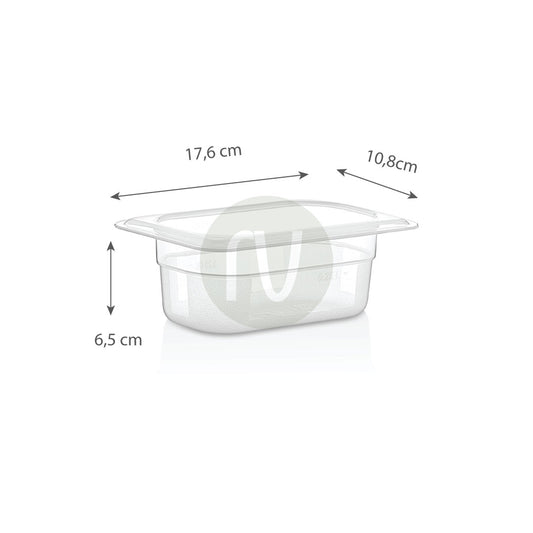 Gastronorm container polypropylene - GN PP 1/9