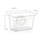 Gastronorm container polypropylene - GN PP 1/4