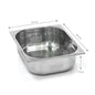 Gastronorm container stainless steel 1/2 - GN S/S 1/2 (32.5 x 26.5 cm)