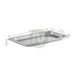 Gastronorm container stainless steel - GN S/S 1/4 (26.5 x 16.3 cm)