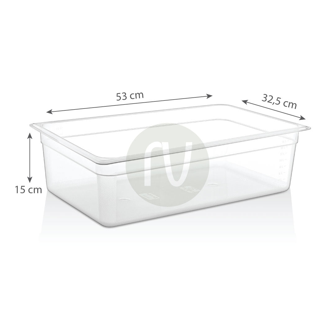 Gastronorm container polypropylene - GN PP 1/1