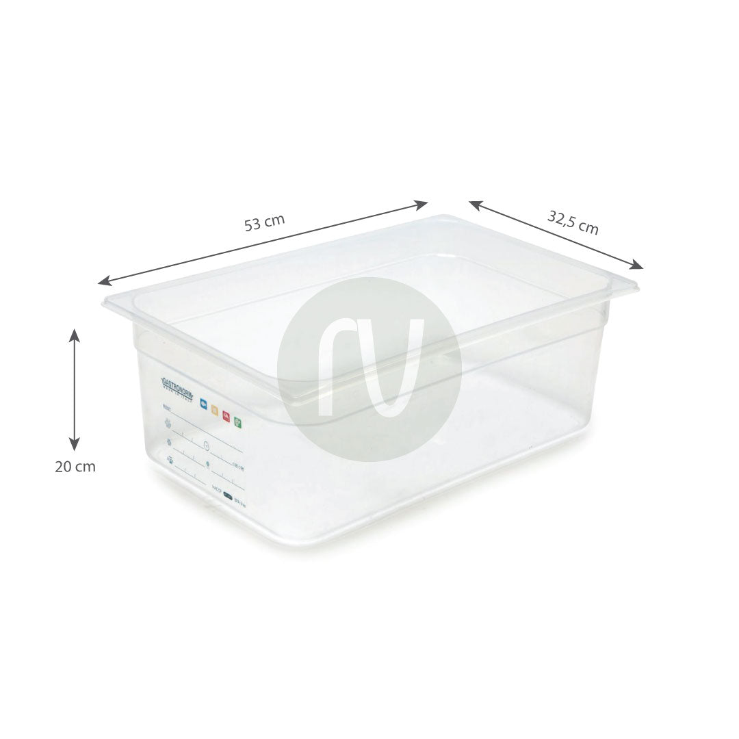 Gastronorm container polypropylene - GN PP 1/1