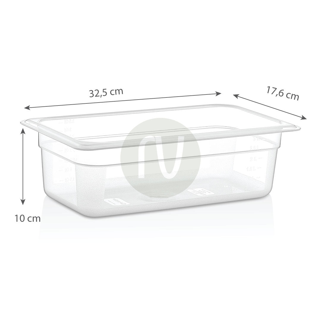 Gastronorm container polypropylene - GN PP 1/3