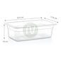 Gastronorm container polypropylene - GN PP 1/3