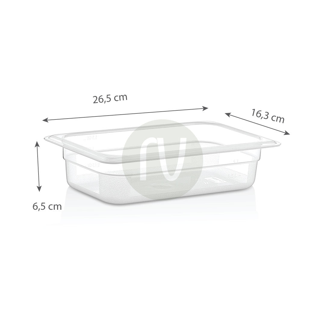 Gastronorm container polypropylene - GN PP 1/4