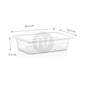 Gastronorm container polypropylene - GN PP 1/4