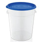 Round food storage container polypropylene PP with colorful lids
