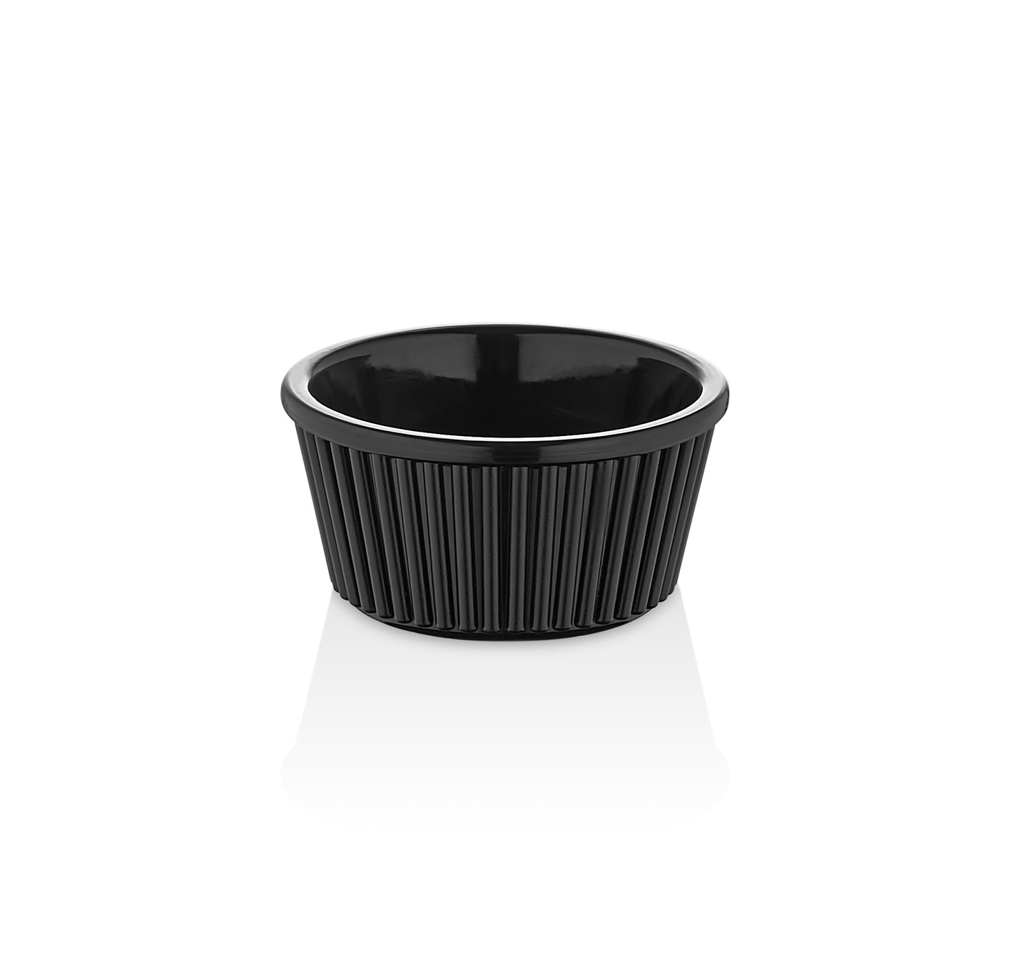 Ramekin polycarbonate, round corrugated ramekin