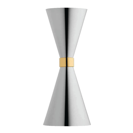 Jigger banded double stainless steel S/S-60/90 ml (69740)
