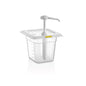 Mustard dispenser plastic - yellow 2000 ml (72941)